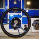 Deep Impact Blue Carbon Fiber Boat Instrument Panel 3